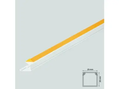 183434_25X25 ADHESIVE WHITE